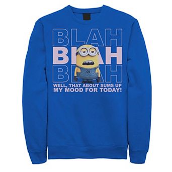 Men's Despicable Me Minions Blah Blah Blah Sweatshirt