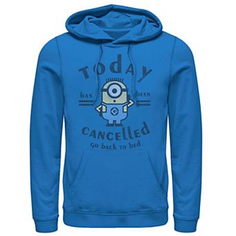 Men's Despicable Me Minions Today Has Been Cancelled Pullover Hoodie