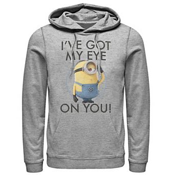 Men's Despicable Me Minions Stuart's Eye On You Pullover Hoodie