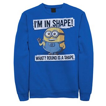 Men's Despicable Me Minions Round Is A Shape Bob Sweatshirt