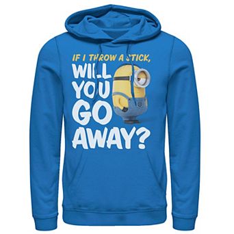 Men's Minions Will You Go Away Pullover Hoodie