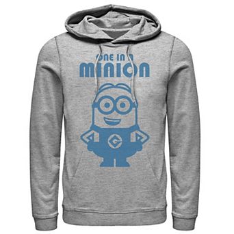 Men's Despicable Me Minions Blue Bob One Minion Pullover Hoodie