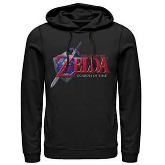 Men's Nintendo Zelda Ocarina of Time Classic Logo Pullover Hoodie