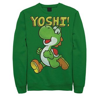 Men's Nintendo Super Mario Yoshi Intro Jump Sweatshirt