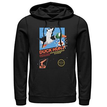 Men's Nintendo NES Duck Hunt Retro Vintage Cover Pullover Hoodie