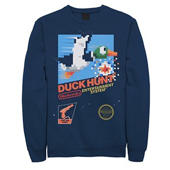 Men's Nintendo NES Duck Hunt Retro Vintage Cover Sweatshirt