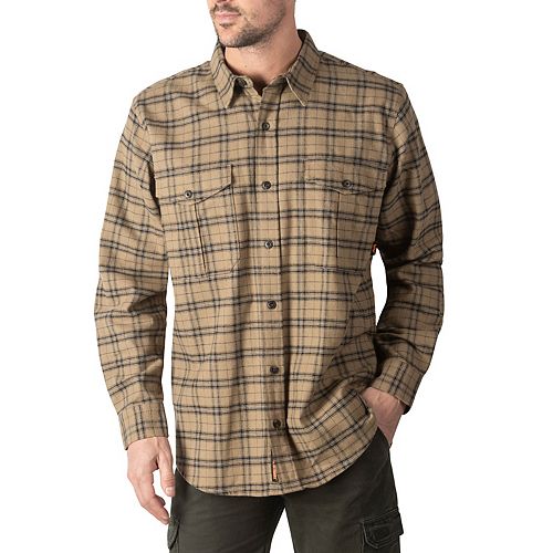 heavyweight flannel shirt uk