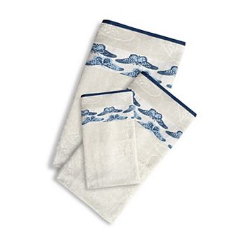 Popular Bath Beautifly 3 pc Striped Towel Set