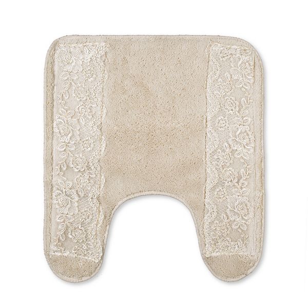 Popular Bath Rose Vine Contour Bath Rug