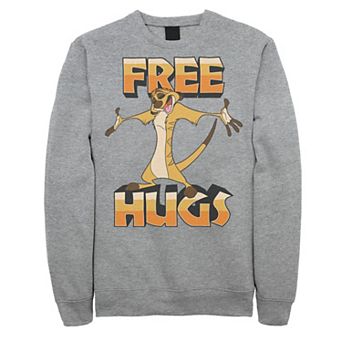Disney's The Lion King Timon Men's Free Hugs Sweatshirt