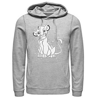 Disney's The Lion King Simba Smirk Paint Splatter Men's Pullover Hoodie