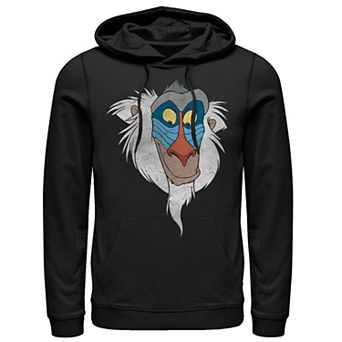 Disney's The Lion King Rafiki Big Face Men's Pullover Hoodie