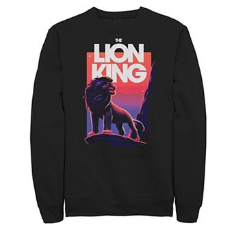 Disney's The Lion King Simba Pride Rock Logo Poster Men's Sweatshirt