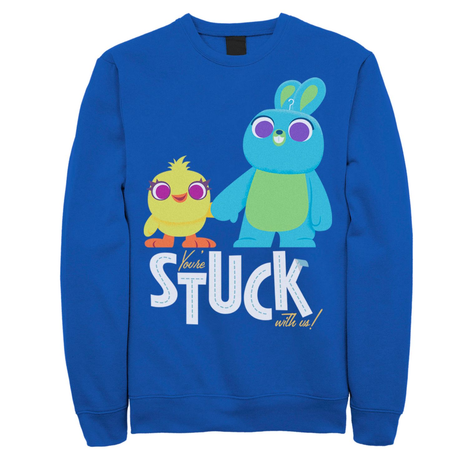 Image for Disney / Pixar Men's Toy Story 4 Ducky & Bunny Stuck With Us Sweatshirt at Kohl's.