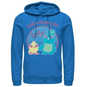 Disney / Pixar's Toy Story Ducky & Bunny Men's Feeling Happy Go Ducky Pullover Hoodie
