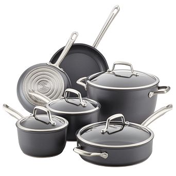 Anolon Accolade 10 pc Hard-Anodized Precision Forge Cookware Set