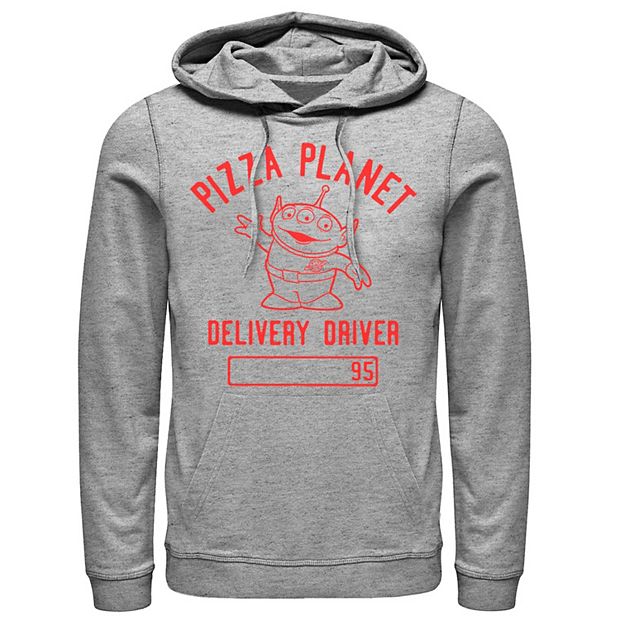 Men s Disney Pixar Toy Story Pizza Planet Delivery Driver Hoodie