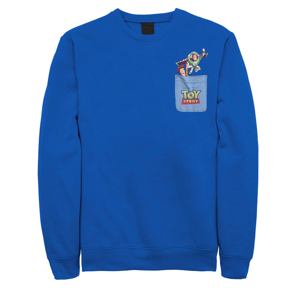 Men's Disney / Pixar Toy Story Buzz & Woody Pocket Sweatshirt