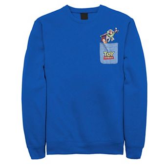 Men's Disney / Pixar Toy Story Buzz & Woody Pocket Sweatshirt