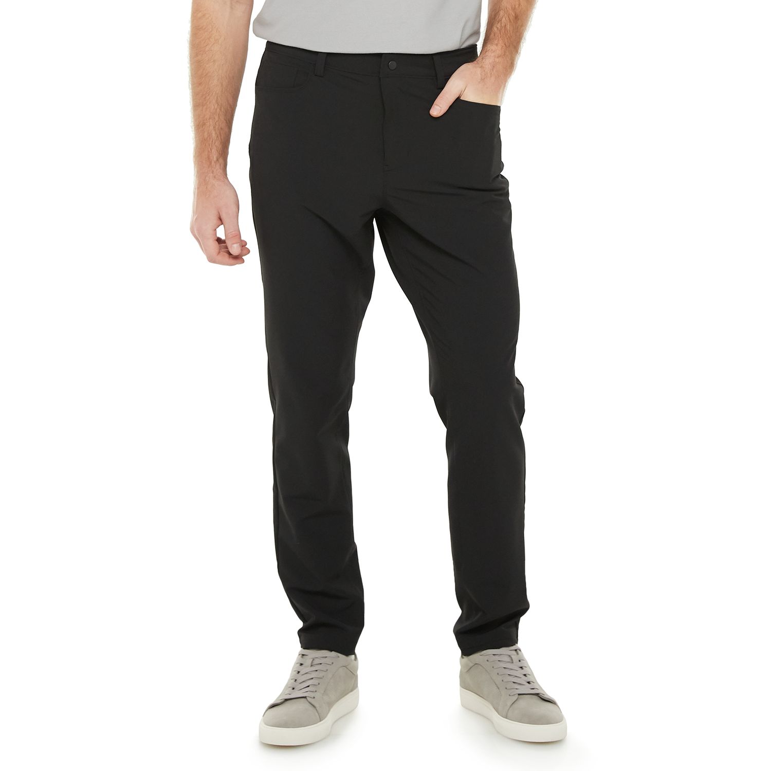 fila sport running fitted pants mens