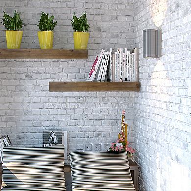 American Art Décor Concepts Rustic Wood Floating Wall Shelf
