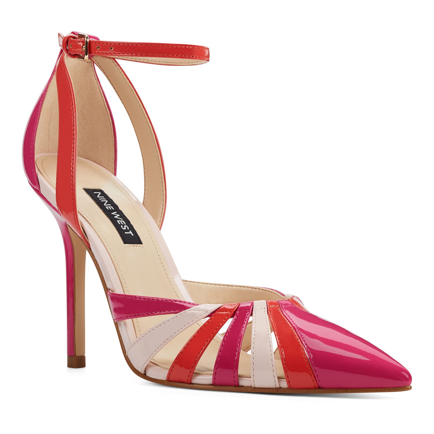 nine west pink heels