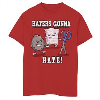 Boys 8-20 Rock Paper Sissors Haters Graphic Tee