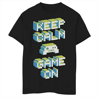 Boys 8-20 Keep Calm Game On Graphic Tee