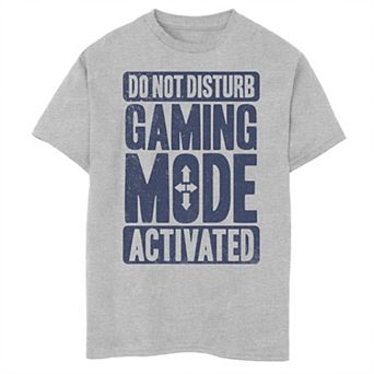 Boys 8-20 Do Not Disturb Gaming Mode Activated Graphic Tee