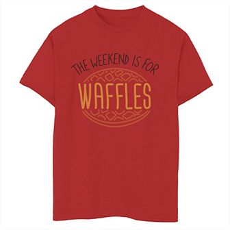 Boys 8-20 Weekend Is For Waffles Graphic Tee