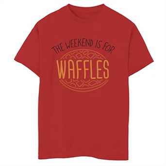 Boys 8-20 Weekend Is For Waffles Graphic Tee