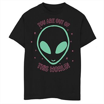 Boys 8-20 You Are Out Of This World Alien Graphic Tee