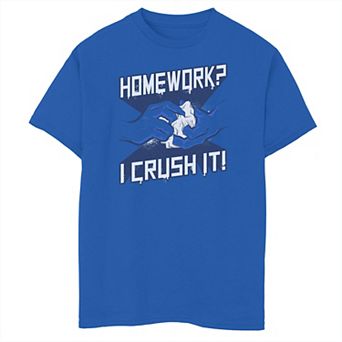Boys 8-20 Crush My Homework Graphic Tee