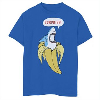 Boys 8-20 Banana Surprise Shark Graphic Tee