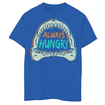 Boys 8-20 Always Hungry Shark Mouth Graphic Tee