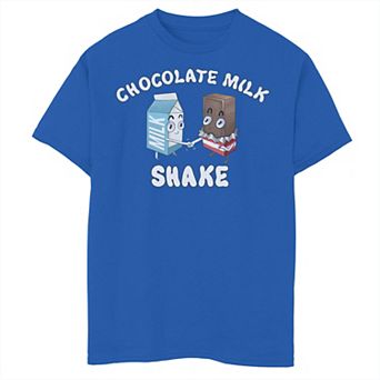 Boys 8-20 Chocolate Milk Shake Humor Graphic Tee