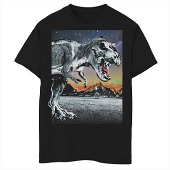 Boys 8-20 T-Rex Abstract Poster Graphic Tee