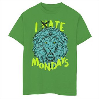 Boys 8-20 I Ate Mondays Lion Graphic Tee