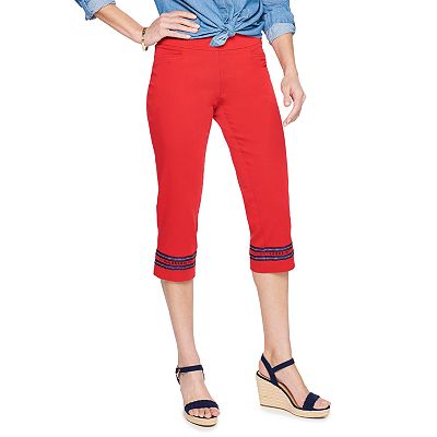 Women s Croft Barrow Effortless Stretch Capri Pants