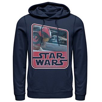 Men's Star Wars X-Wing Pilot Panel Pullover Hoodie