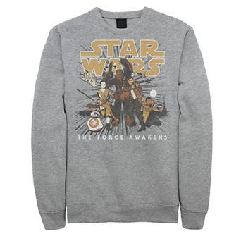 Men's Star Wars The Force Awakens Group Collage Sweatshirt