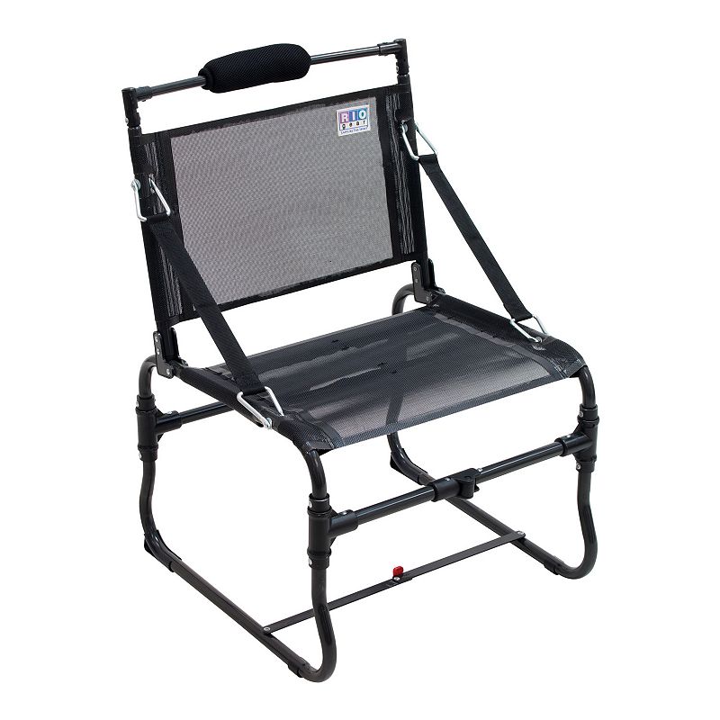 Rio Brands Compact Traveler Portable Chair, Black