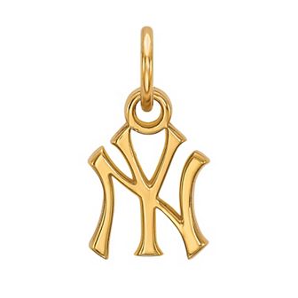 LogoArt 10k Gold New York Yankees Mini Pendant