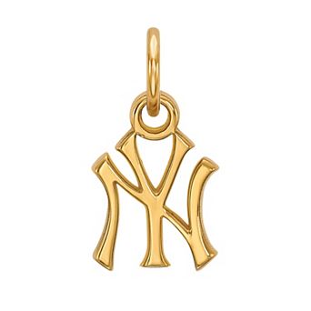 LogoArt 10k Gold New York Yankees Mini Pendant