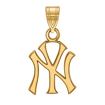 LogoArt Sterling Silver New York Yankees Pendant