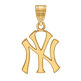 LogoArt 10K Gold New York Yankees Pendant