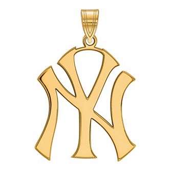 LogoArt 10k Gold New York Yankees Extra Large Pendant