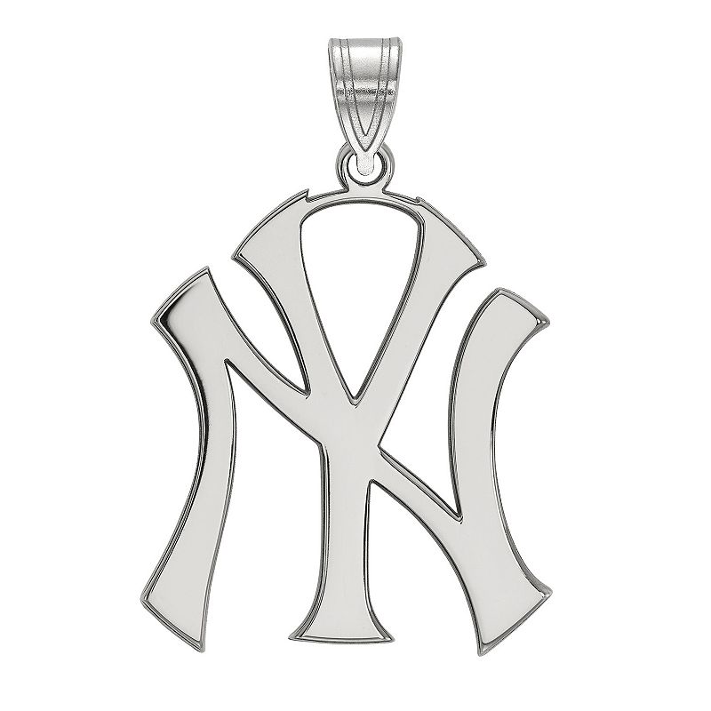 LogoArt 10k Gold New York Yankees Extra Large Pendant, Womens, Size: 31 mm