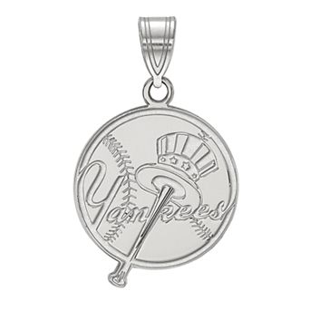 LogoArt New York Yankees Sterling Silver Large Pendant