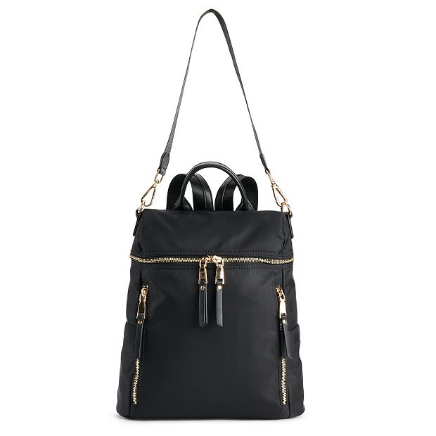 Nylon convertible backpack clearance purse